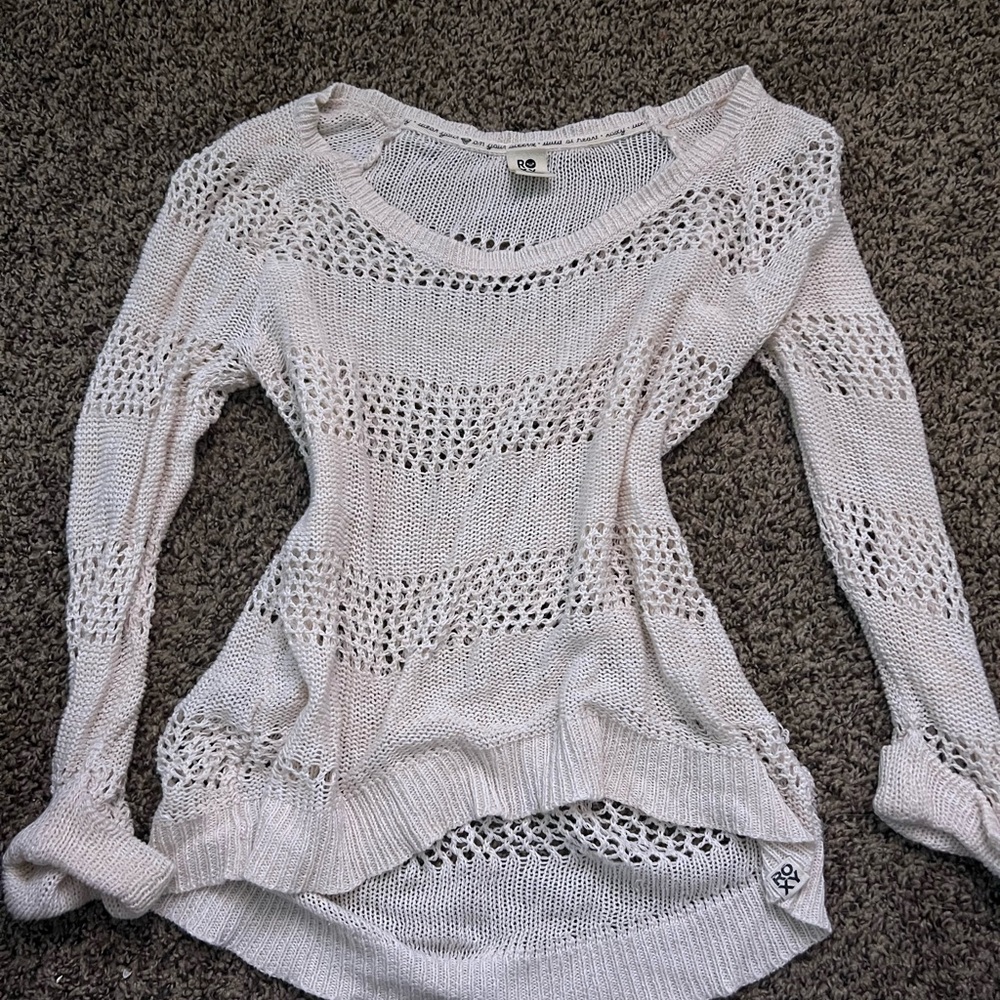 Roxy Cream Knit Sweater